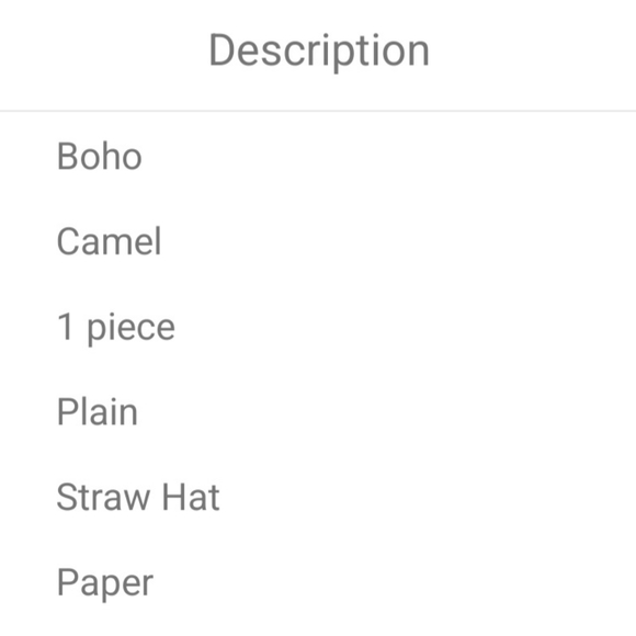 28" wide brim boho straw sun hat - Picture 6 of 6